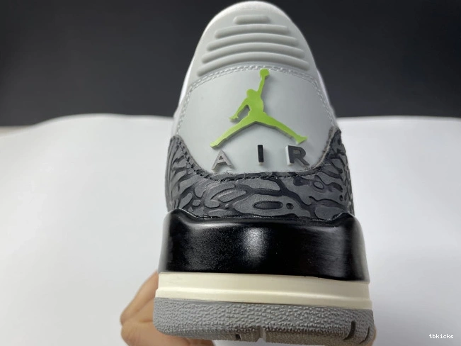 Cheap TBK 136064-006 Air Retro Chlorophyll Jordan 3 0706